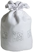 baby elegance lundry bag white