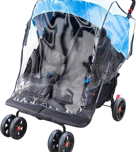 apramo rain cover twin stroller pvc